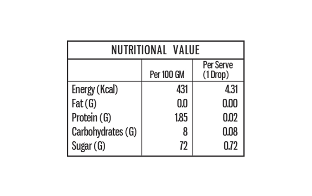 Spice Drop Vanilla Extract    Pack  20 millilitre